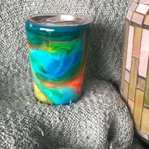 Alcohol ink drinking cup for kids